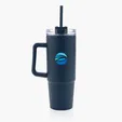 XD Connects Tana Double Wall Plastic Tumbler with Handle, 900ml — view 6