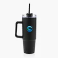 XD Connects Tana Double Wall Plastic Tumbler with Handle, 900ml — view 4