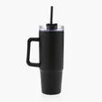 XD Connects Tana Double Wall Plastic Tumbler with Handle, 900ml