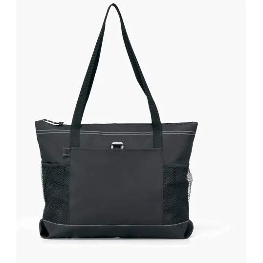 Select Zippered Tote, 600D Polyester