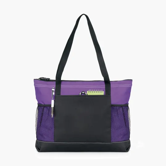 Select Zippered Tote, 600D Polyester — view 4