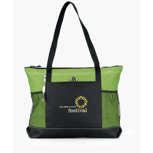 Select Zippered Tote, 600D Polyester — view 12
