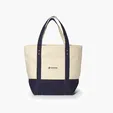 Seaside Zippered Cotton Tote — view 4