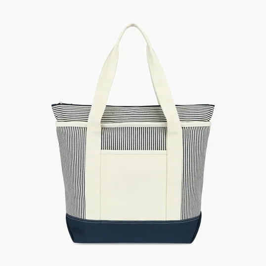 Cotton Zippered Tote — view 3