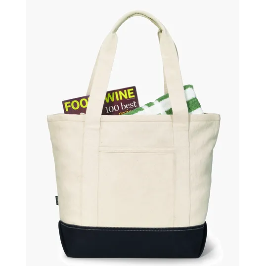 Cotton Zippered Tote