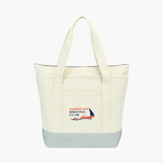 Cotton Zippered Tote — view 8