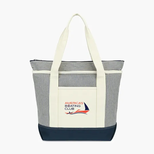 Cotton Zippered Tote — view 7