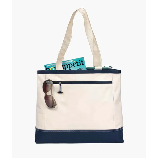 Utility Tote with Removable Storage Pouch