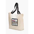 Colored Handle Tote, 9 oz Cotton Canvas — view 6