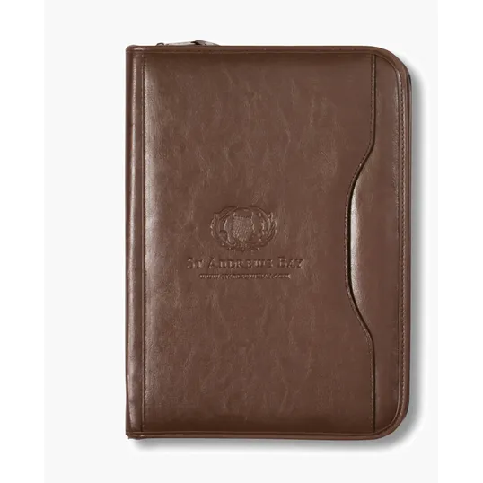 Deluxe Executive Vintage Leather Padfolio — view 4