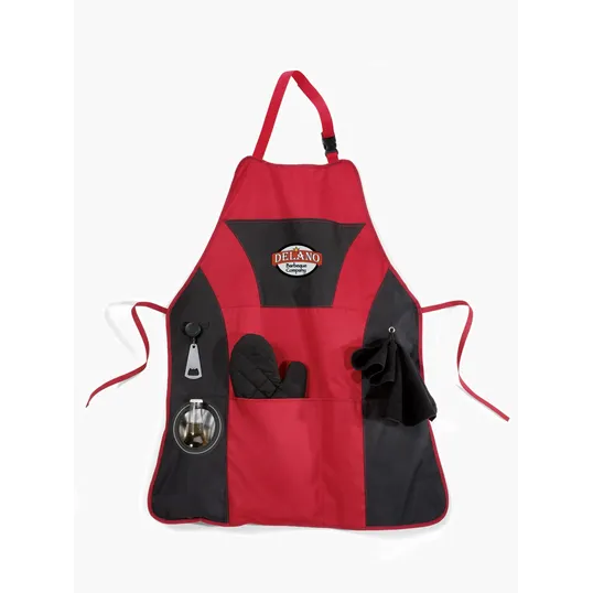Grill Master Apron Kit with Detachable Bottle Opener, Mitt, and Towel — view 4