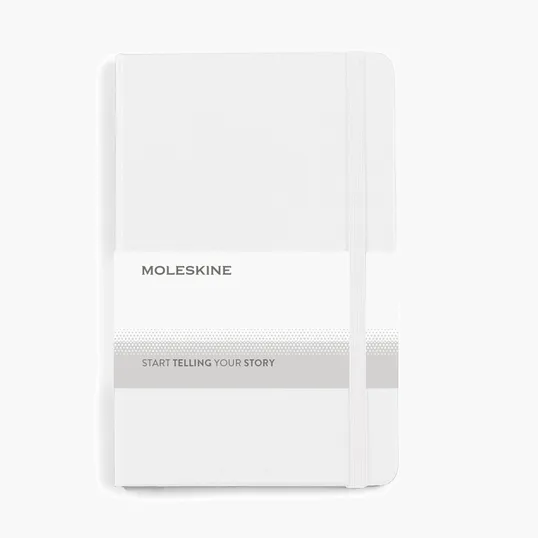 Moleskine® Hard Cover Ruled Medium Notebook — view 4