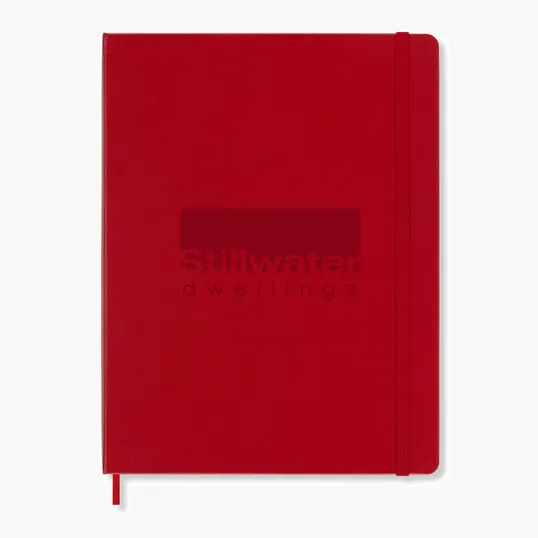 Moleskine® Hard Cover Ruled X-Large Notebook — view 6