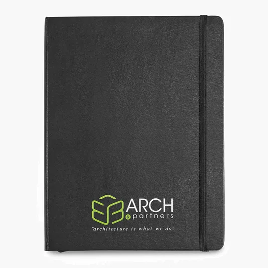 Moleskine® Hard Cover Ruled X-Large Notebook — view 5