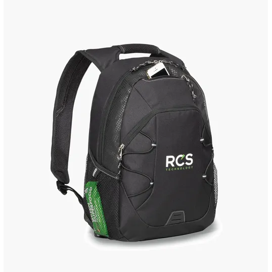 Matrix Laptop Backpack with Digital Print Accents — view 2