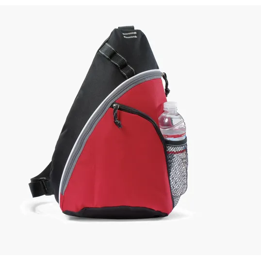 Wave Sling Bag with Adjustable Strap and Mesh Pocket — view 3