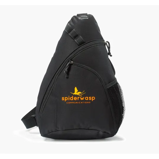 Wave Sling Bag with Adjustable Strap and Mesh Pocket — view 5
