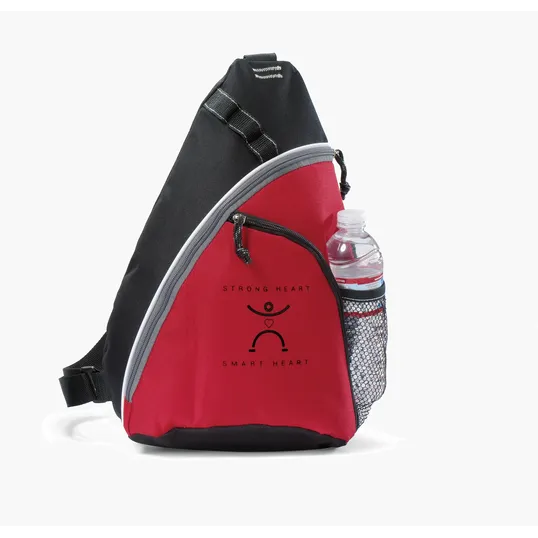 Wave Sling Bag with Adjustable Strap and Mesh Pocket — view 7