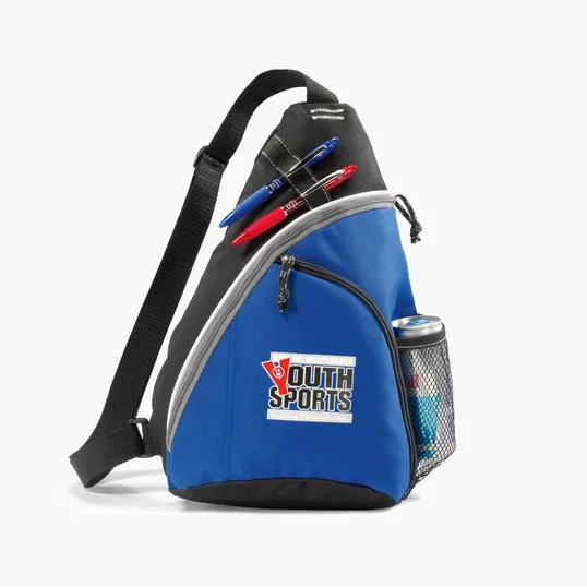 Wave Sling Bag with Adjustable Strap and Mesh Pocket — view 6