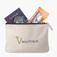 Avery Cotton Zippered Pouch — view 4