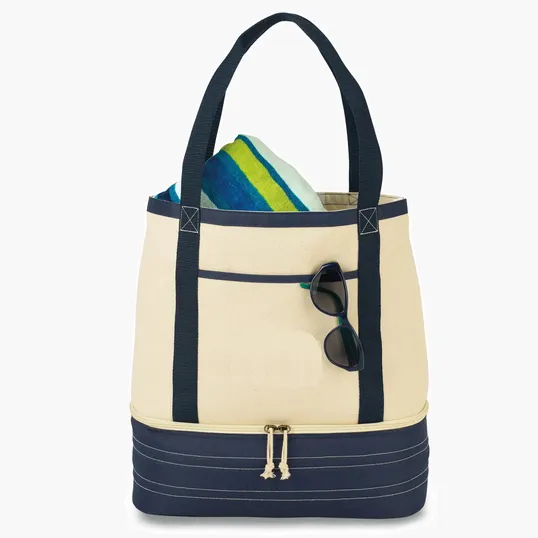 Coastal Cotton Insulated Tote