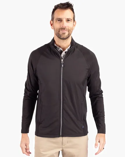 Adapt Recycled Soft Knit Stretch Hybrid Full Zip Jacket, Big & Tall