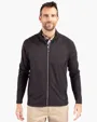 Adapt Recycled Soft Knit Stretch Hybrid Full Zip Jacket, Big & Tall