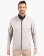 Adapt Recycled Soft Knit Stretch Hybrid Full Zip Jacket, Big & Tall — view 3