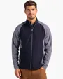 Adapt Recycled Soft Knit Stretch Hybrid Full Zip Jacket, Big & Tall — view 7