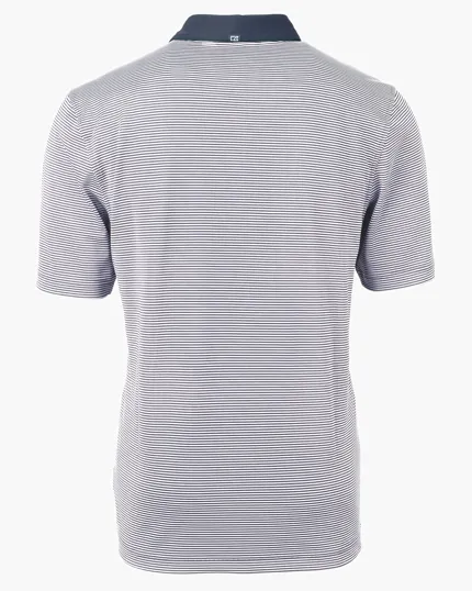 Virtue Recycled Micro Stripe Featherlight Pique Big & Tall Polo — view 15