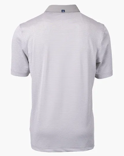 Virtue Recycled Micro Stripe Featherlight Pique Big & Tall Polo — view 16