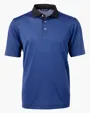 Virtue Recycled Micro Stripe Featherlight Pique Big & Tall Polo — view 12