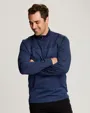 Traverse Recycled Smooth Stretch Big & Tall Stripe Quarter Zip Pullover — view 2