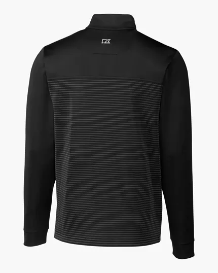 Traverse Recycled Smooth Stretch Big & Tall Stripe Quarter Zip Pullover — view 6