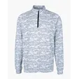 Traverse Recycled Smooth Stretch Camo Quarter Zip Pullover, Big & Tall — view 5