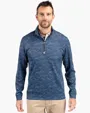 Traverse Recycled Smooth Stretch Camo Quarter Zip Pullover, Big & Tall — view 3