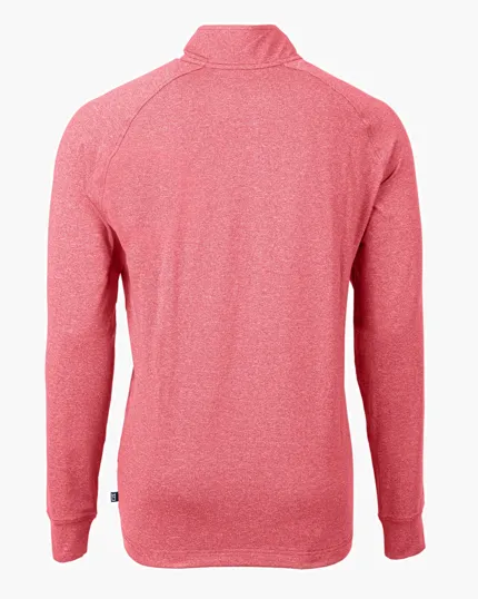 Adapt Recycled Soft Knit Stretch Big & Tall Heathered Quarter Zip Pullover — view 23