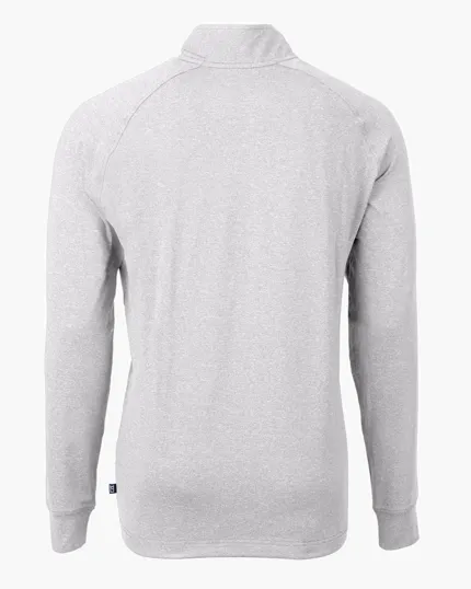 Adapt Recycled Soft Knit Stretch Big & Tall Heathered Quarter Zip Pullover — view 26