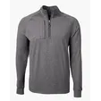 Adapt Recycled Soft Knit Stretch Big & Tall Heathered Quarter Zip Pullover — view 11