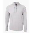 Adapt Recycled Soft Knit Stretch Big & Tall Heathered Quarter Zip Pullover — view 17