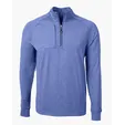 Adapt Recycled Soft Knit Stretch Big & Tall Heathered Quarter Zip Pullover — view 18