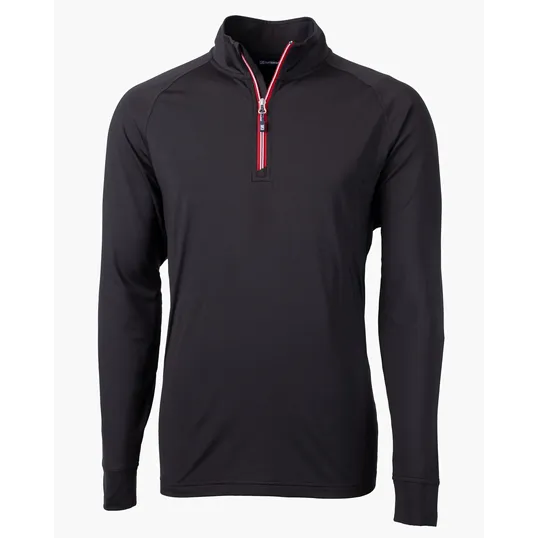 Adapt Recycled Soft Knit Stretch Men's Big & Tall Quarter Zip Pullover — view 12
