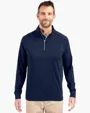Adapt Recycled Soft Knit Stretch Men's Big & Tall Quarter Zip Pullover — view 2