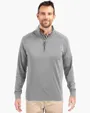 Adapt Recycled Soft Knit Stretch Men's Big & Tall Quarter Zip Pullover — view 3