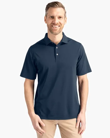 Virtue Epic Confidence Recycled Pique Men's Big & Tall Polo — view 7