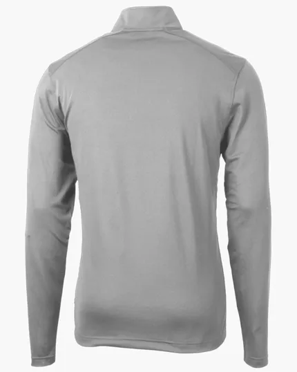 Virtue Recycled Featherlight Pique Men's Big & Tall Quarter Zip Pullover — view 15