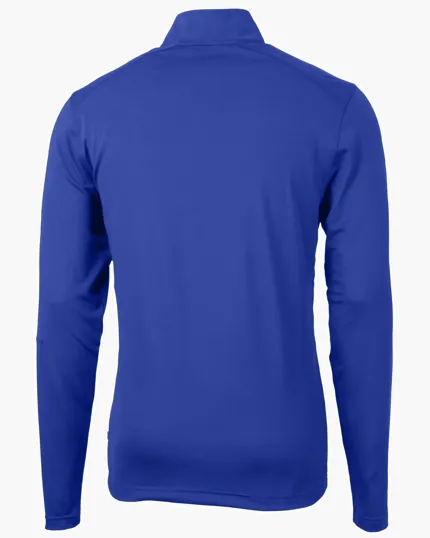 Virtue Recycled Featherlight Pique Men's Big & Tall Quarter Zip Pullover — view 17