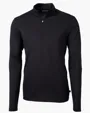 Virtue Recycled Featherlight Pique Men's Big & Tall Quarter Zip Pullover — view 7