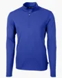 Virtue Recycled Featherlight Pique Men's Big & Tall Quarter Zip Pullover — view 11
