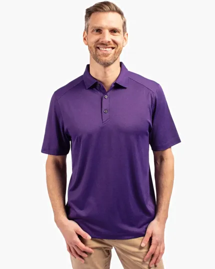Forge Recycled Four-Way Stretch Men's Big & Tall Polo — view 6